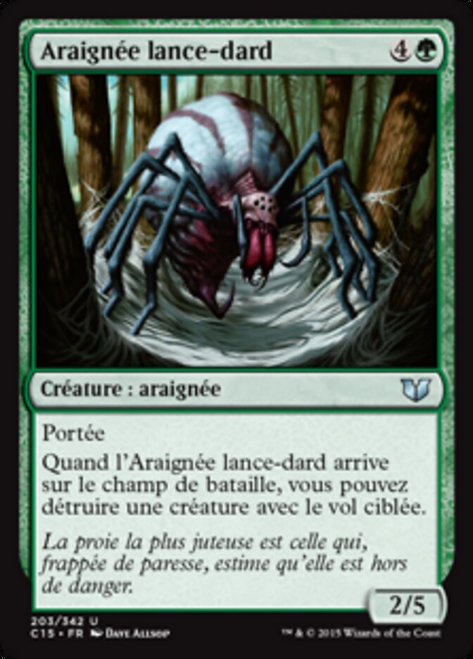 Araignée lance-dard — Commander 2015 203/342