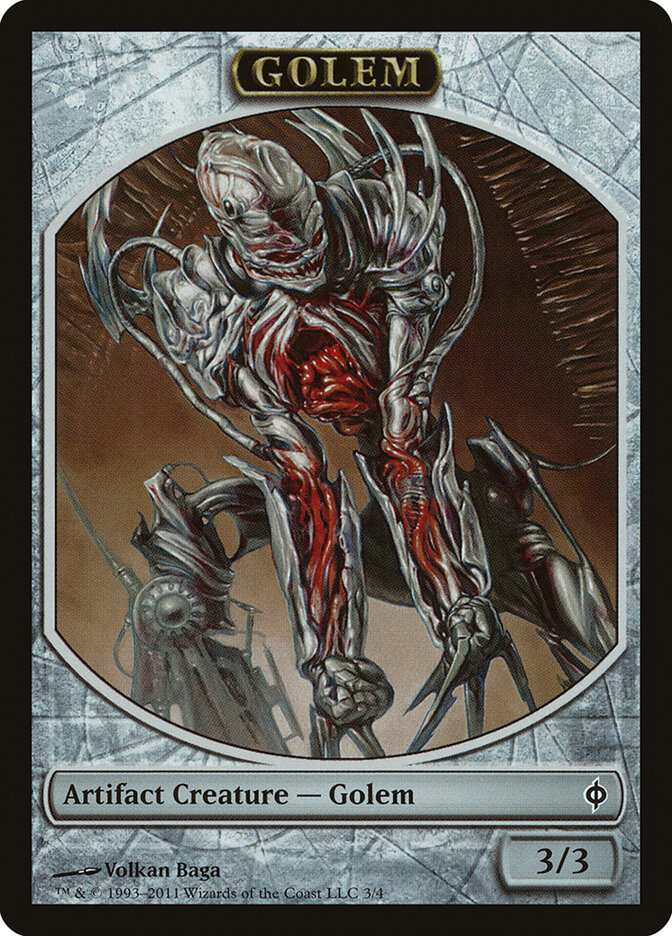 Golem — New Phyrexia Tokens 3/5