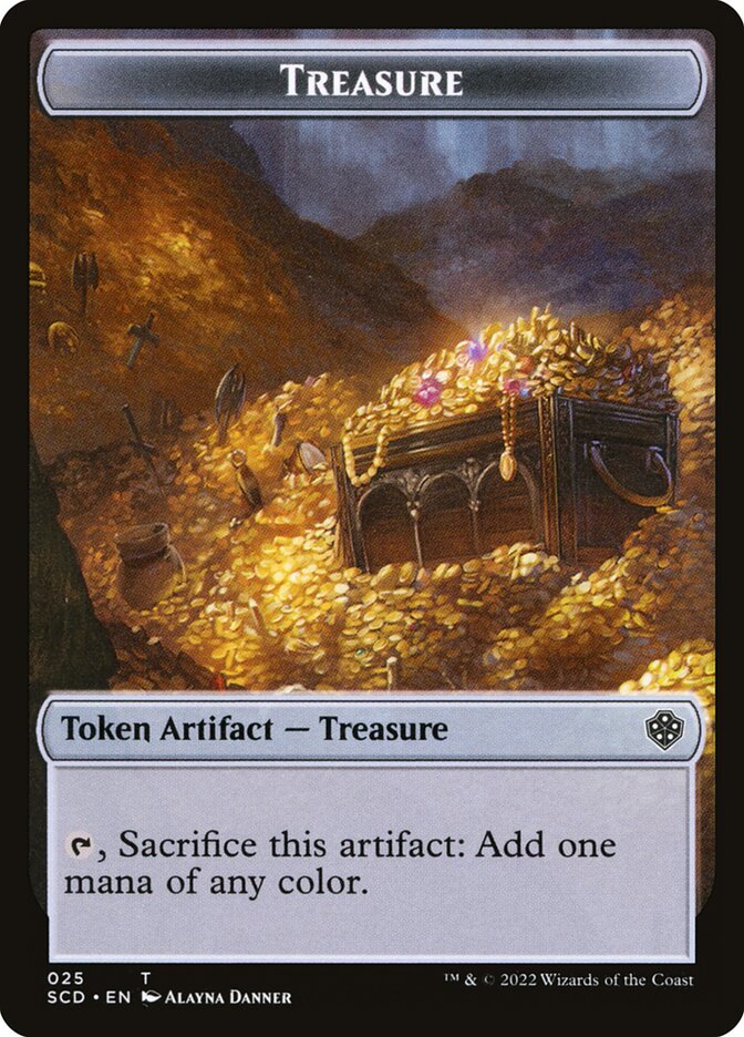 Treasure — Starter Commander Deck Tokens 25/27