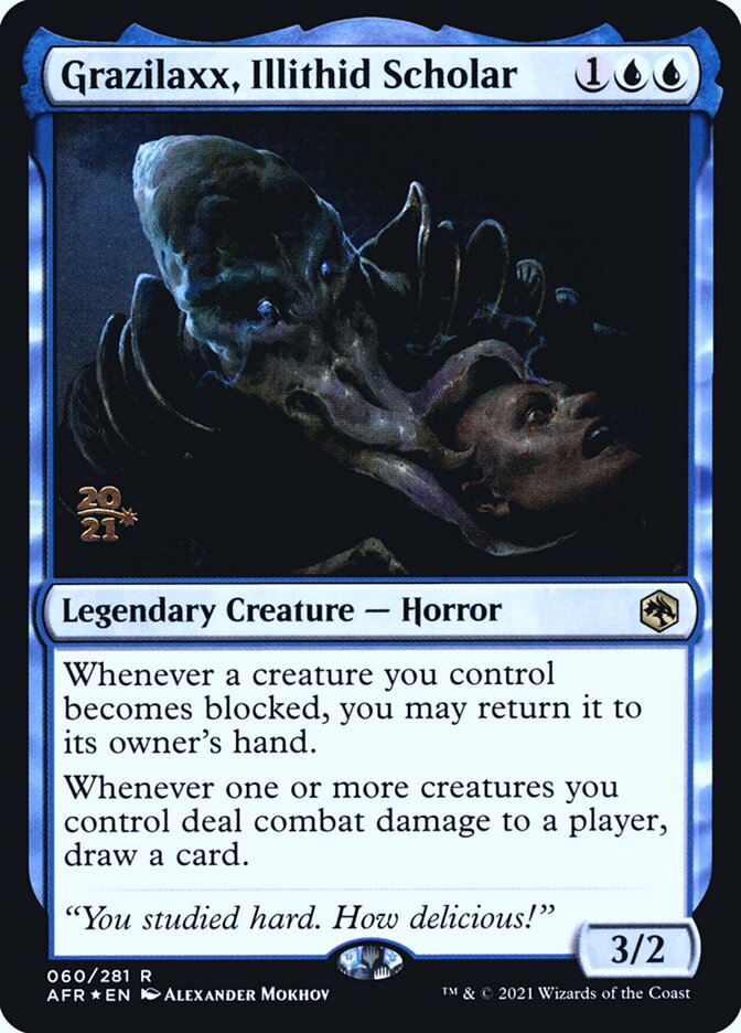 Grazilaxx, Illithid Scholar — Adventures in the Forgotten Realms Promos 60s/241