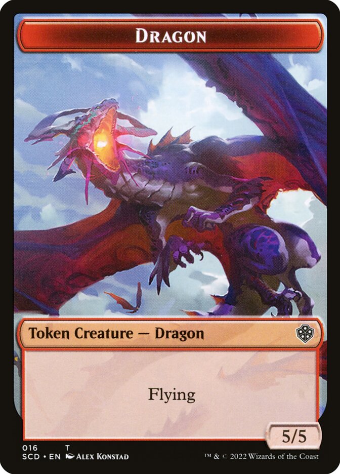 Dragon — Starter Commander Deck Tokens 16/27