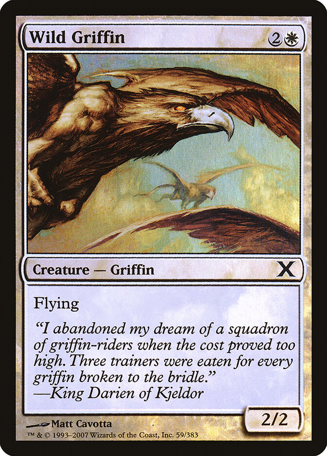 Wild Griffin — Tenth Edition 59★/510