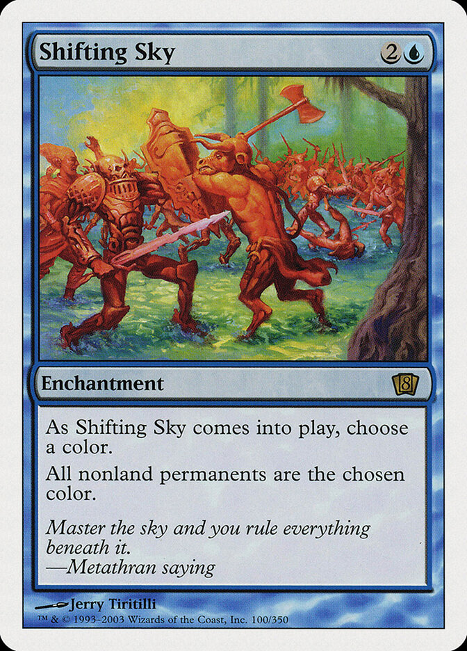 Shifting Sky — Eighth Edition 100/710