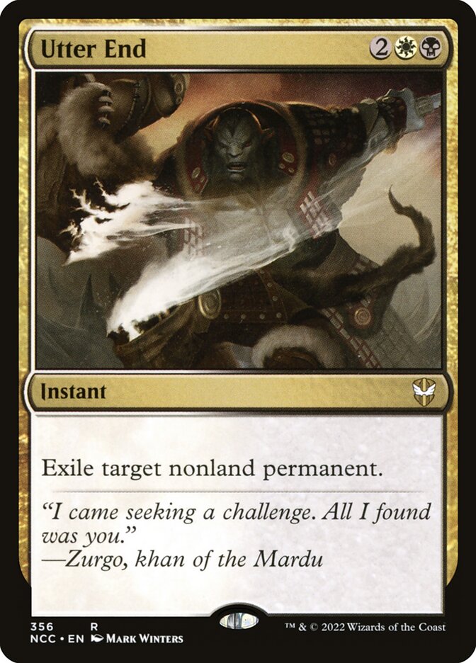 Utter End — New Capenna Commander 356/447