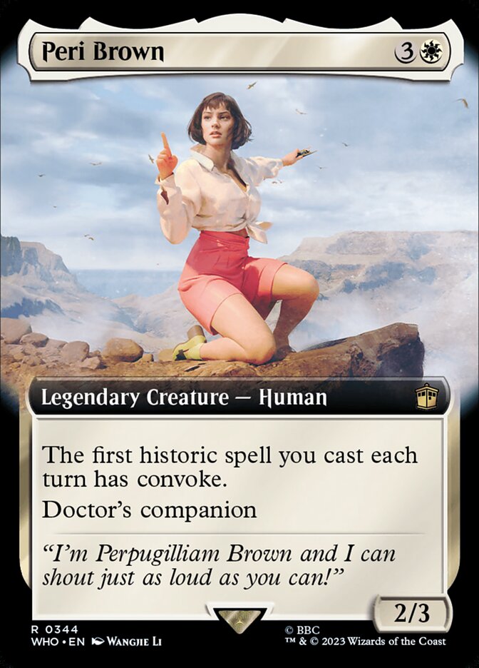Peri Brown — Doctor Who 344/1178