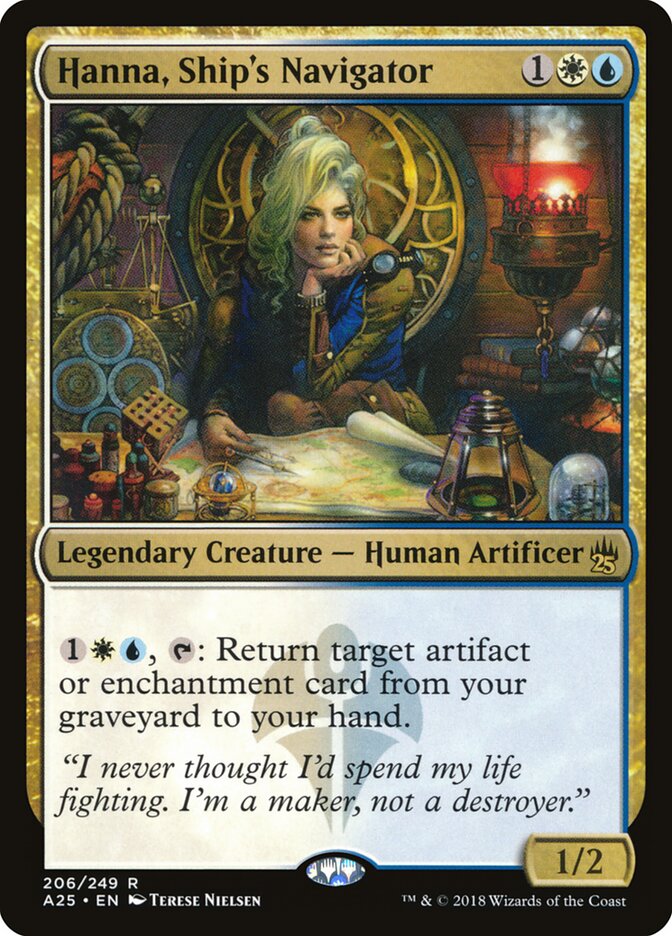 Hanna, Ship's Navigator — Masters 25 206/249