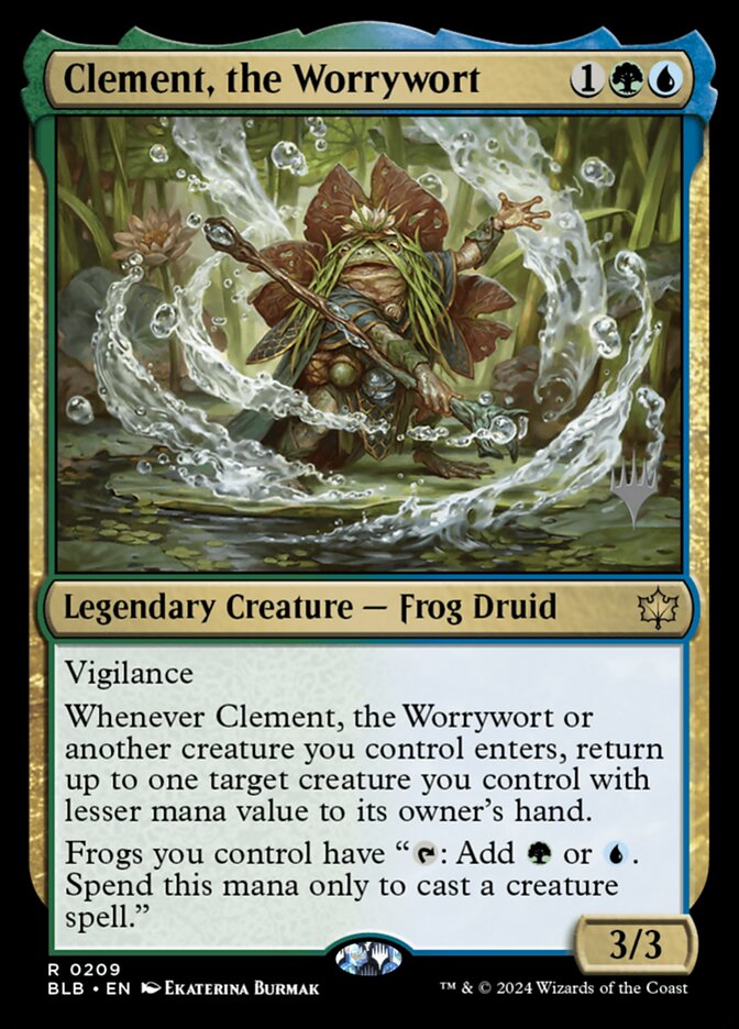 Clement, the Worrywort — Bloomburrow Promos 209p/160