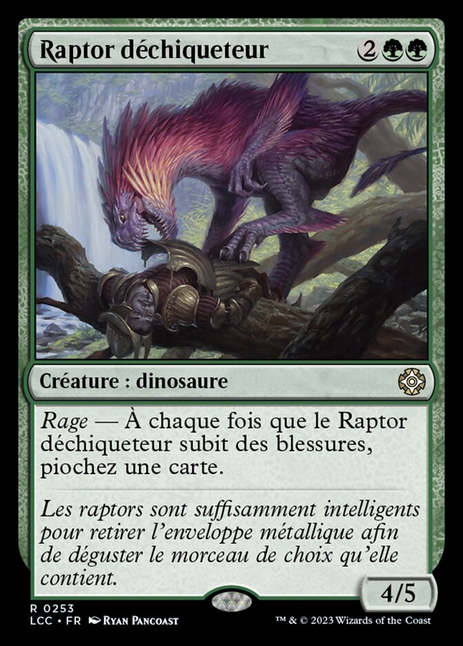 Raptor déchiqueteur — The Lost Caverns of Ixalan Commander 253/370