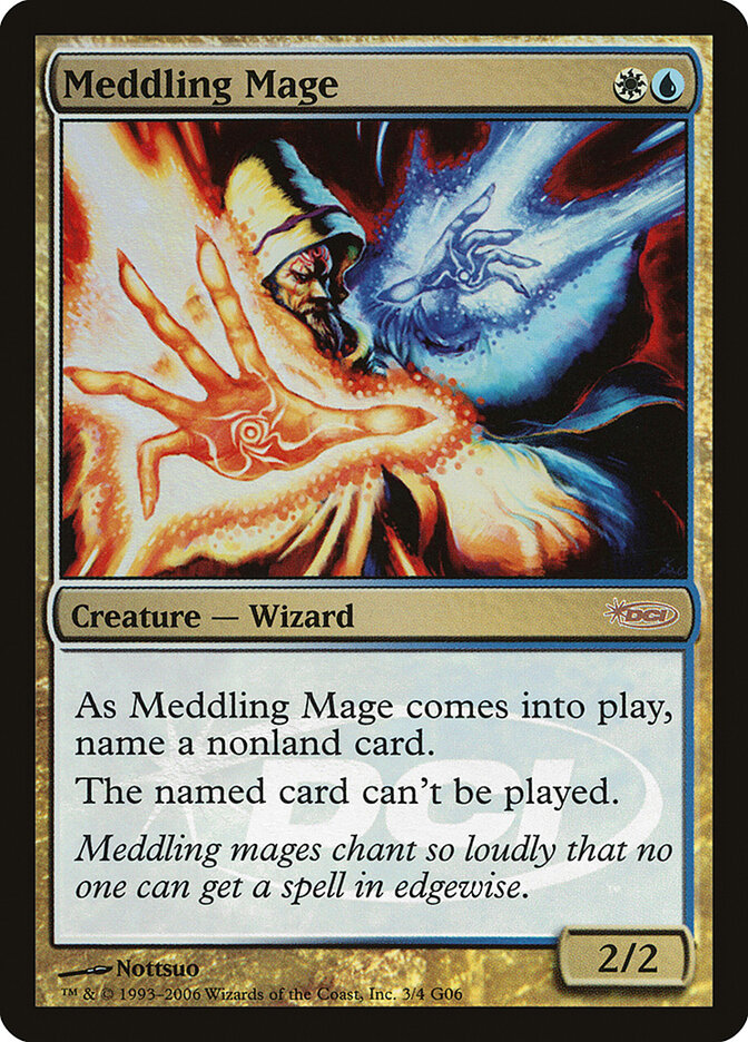 Meddling Mage — Judge Gift Cards 2006 3/4
