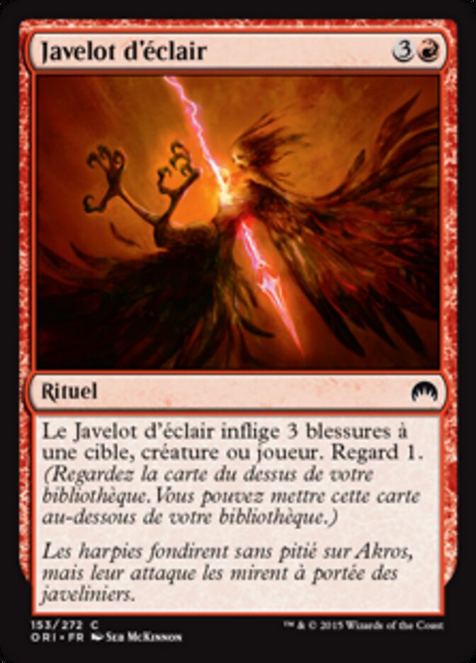Javelot d'éclair — Magic Origins 153/288