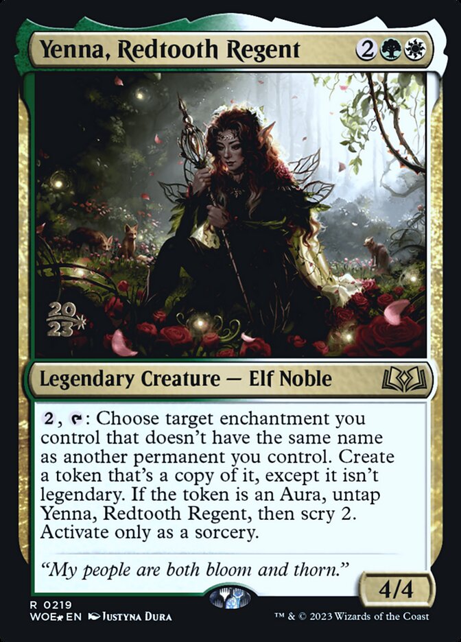 Yenna, Redtooth Regent — Wilds of Eldraine Promos 219s/160