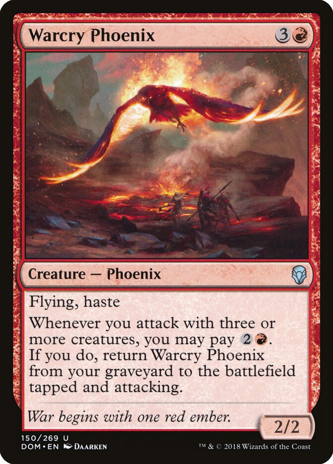 Warcry Phoenix — Dominaria 150/280