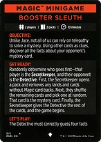 Booster Sleuth // Booster Sleuth (cont'd)