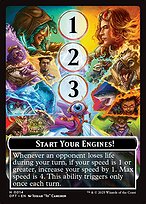 Start Your Engines! // Max Speed