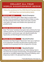 2003 World Championships Ad