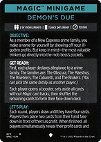 Demon's Due (minigame) // Demon's Due (cont'd)