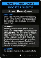Booster Sleuth // Booster Sleuth (cont'd)