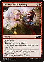 Destructive Tampering