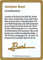 Antoine Ruel Bio