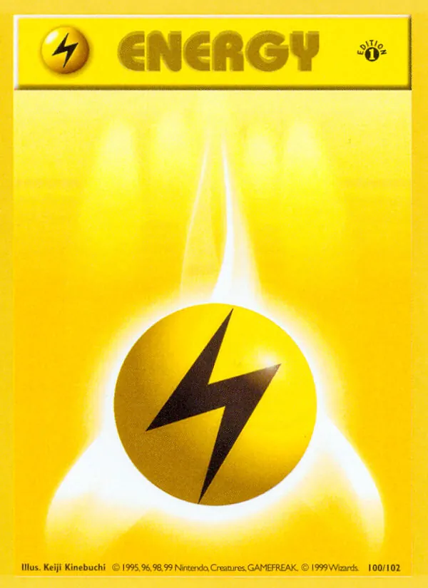 Lightning Energy — Base Set 100/102