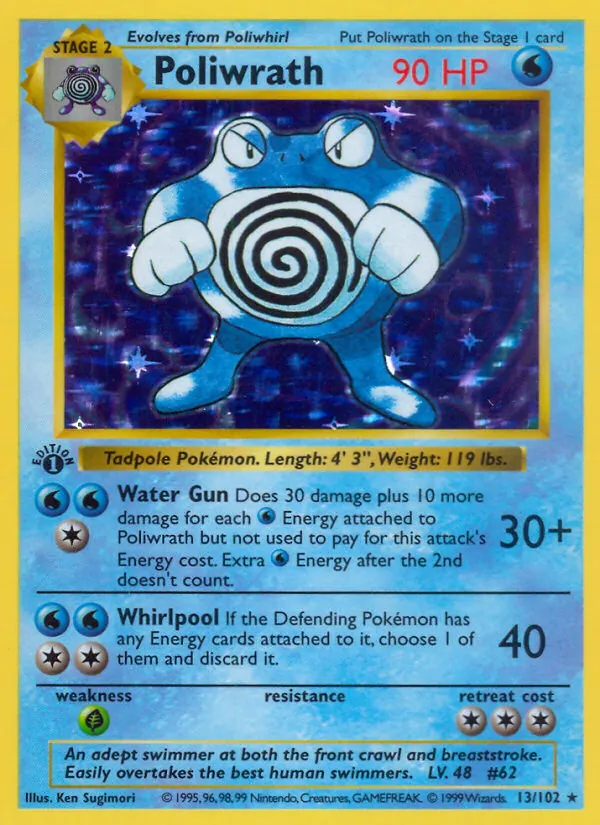 Poliwrath — Base Set 13/102
