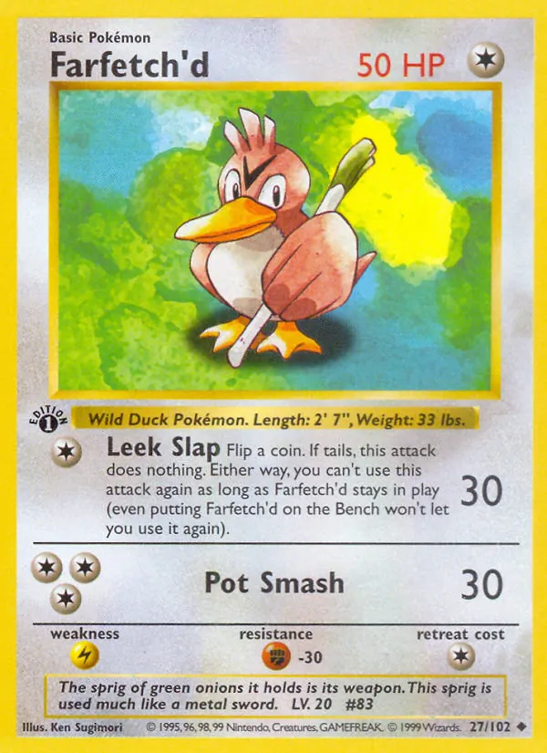 Farfetch'd — Base Set 27/102