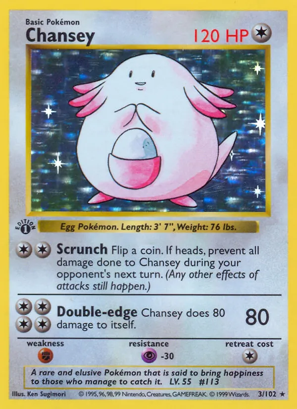 Chansey — Base Set 3/102