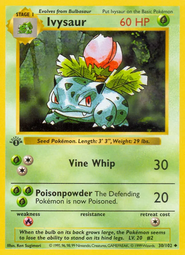 Ivysaur — Base Set 30/102
