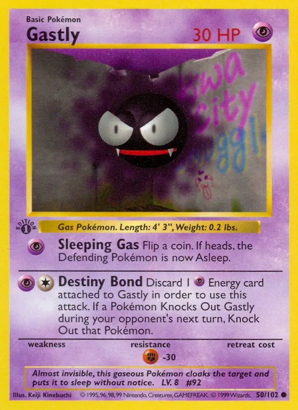 Gastly — Base Set 50/102