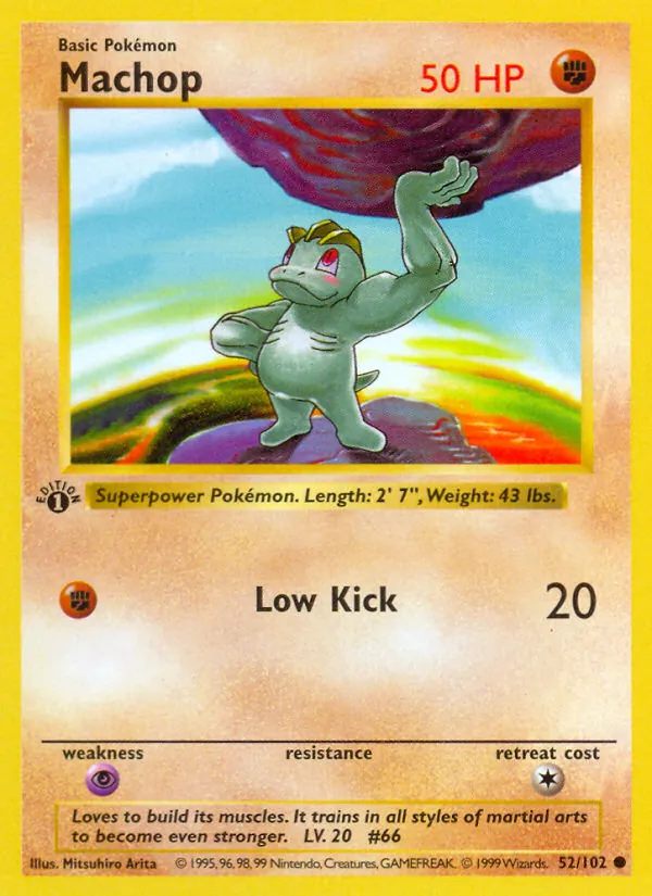 Machop — Base Set 52/102