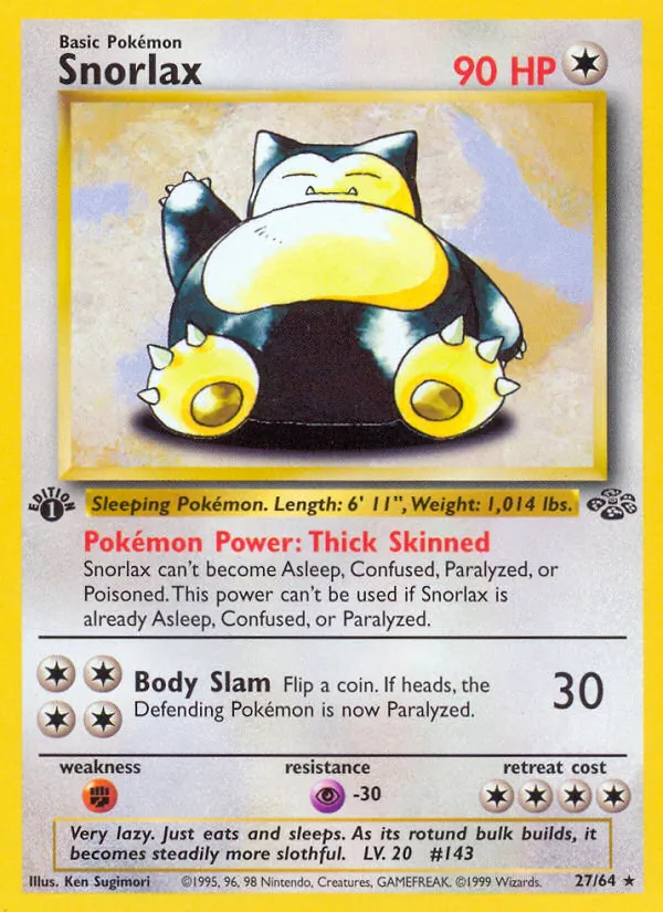 Snorlax — Jungle 27/64