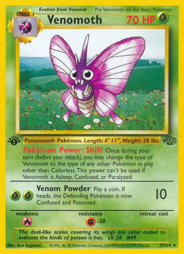 Venomoth — Jungle 29/64