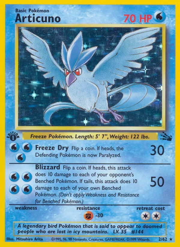 Articuno — Fossil 2/62