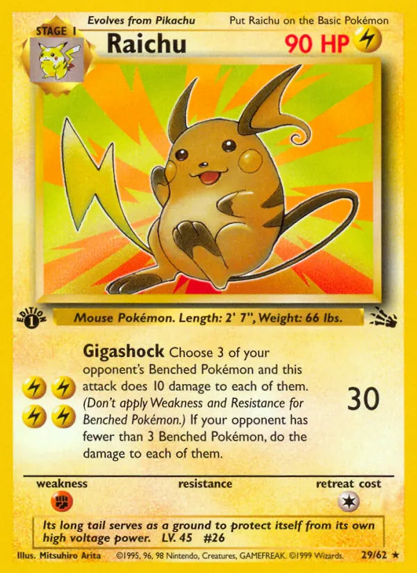 Raichu — Fossile 29/62