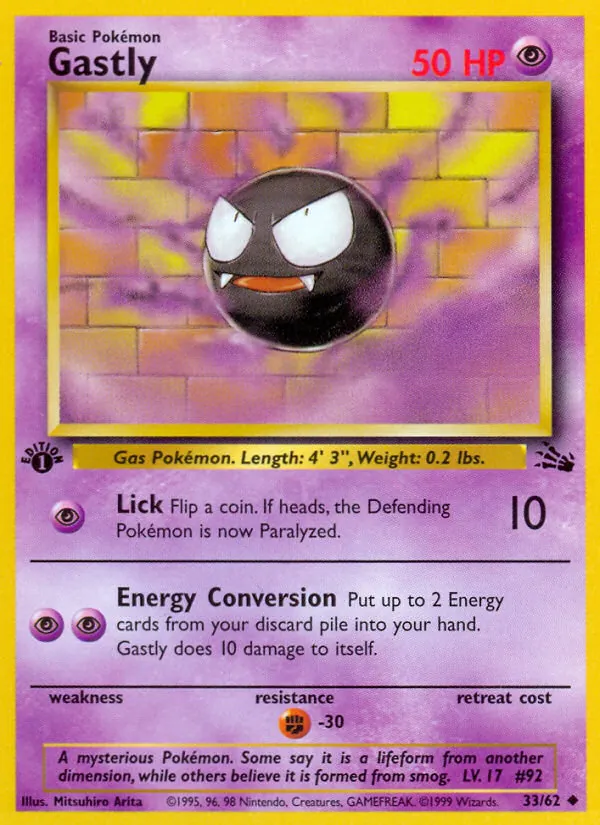 Gastly — Fossil 33/62