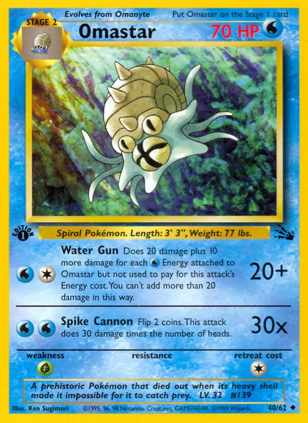 Omastar — Fossil 40/62
