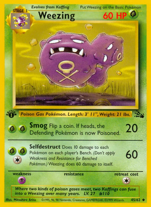 Weezing — Fossil 45/62