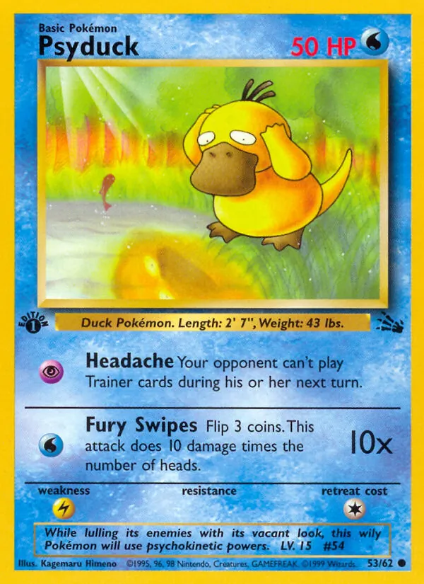 Psyduck — Fossil 53/62
