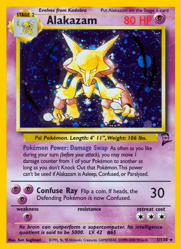 Alakazam — Base Set 2 1/130