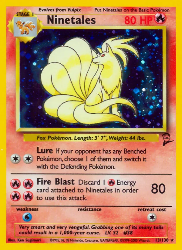 Ninetales — Base Set 2 13/130