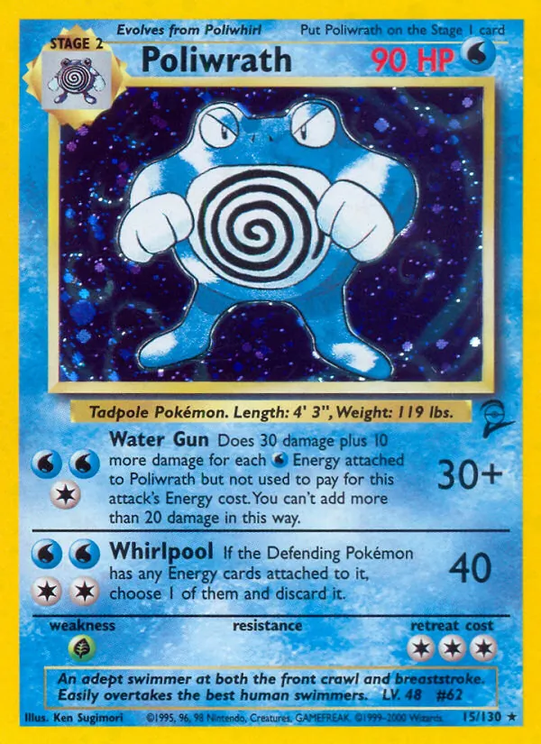 Poliwrath — Base Set 2 15/130