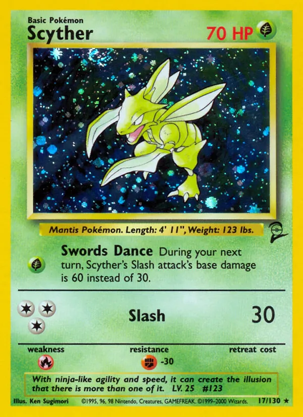 Scyther — Base Set 2 17/130
