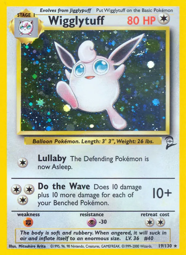 Wigglytuff — Base Set 2 19/130