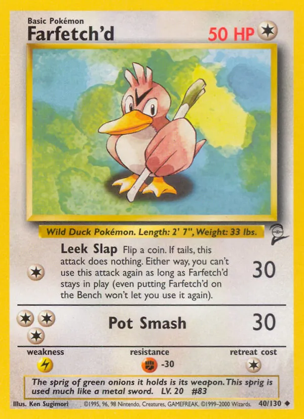 Farfetch'd — Base Set 2 40/130