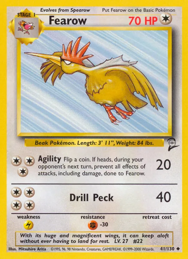 Fearow — Base Set 2 41/130