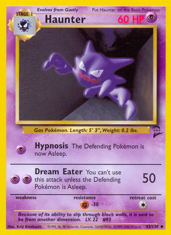 Haunter — Base Set 2 43/130
