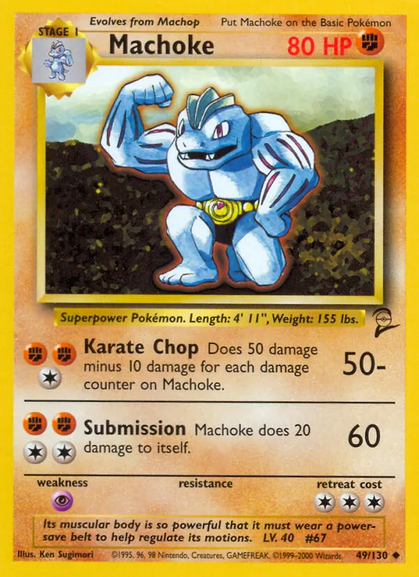 Machoke — Base Set 2 49/130