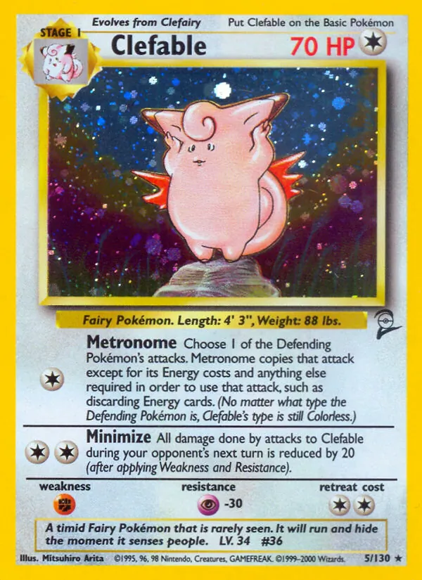 Clefable — Base Set 2 5/130