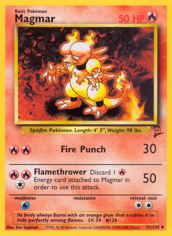 Magmar — Base Set 2 51/130