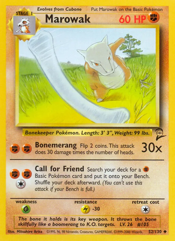 Marowak — Base Set 2 52/130